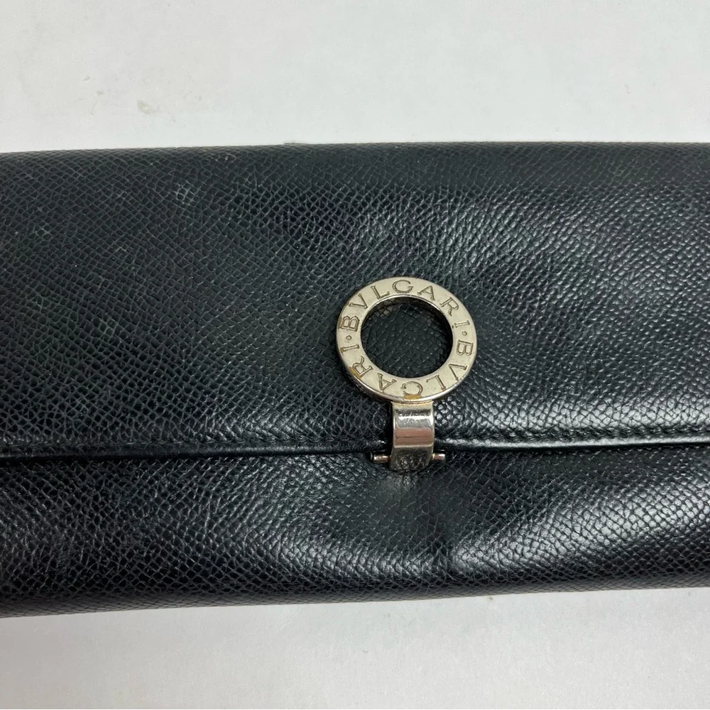 BVLGARI Wallet B-Zero 1 Leather Long Bifold Continental